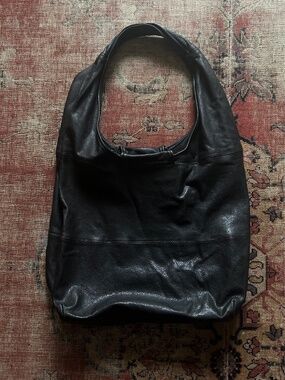 Paloma Wool Black Leather Riba Bag